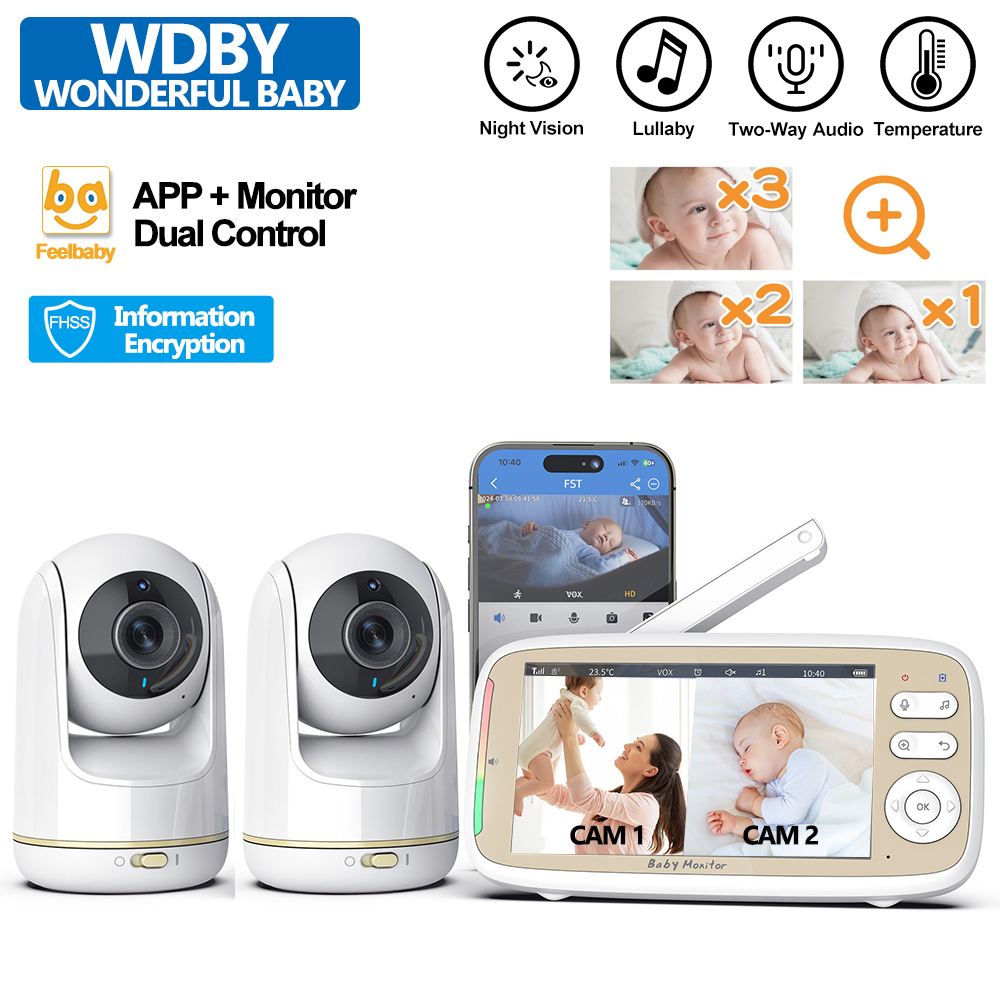 Audio Music Videos - VB803 PRO Baby Monitor,con 2pcs Zoom