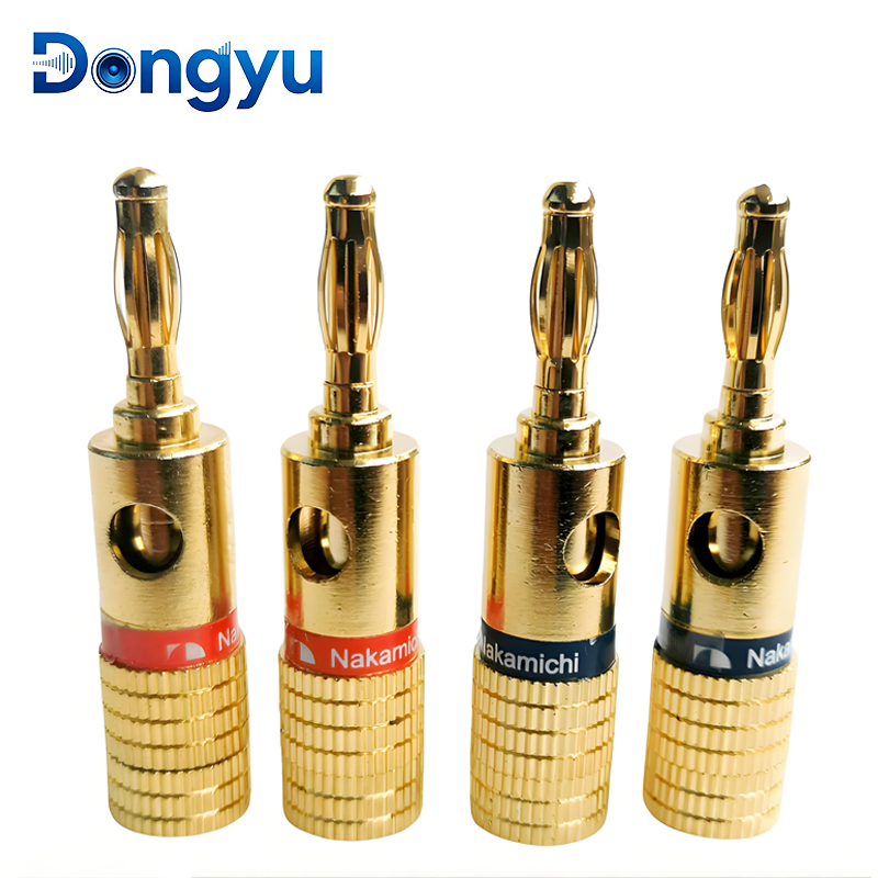 Audio Music Videos - Conectores Banana Nakamichi de 4 mm,