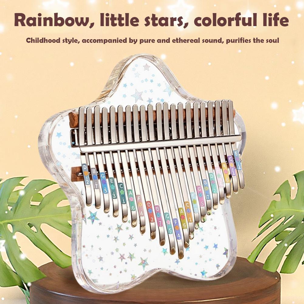 Kalimba Thumb Piano - Piano de dedo portátil de 21/17
