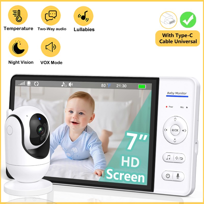 Audio Music Videos - Monitor de bebé sin WiFi de