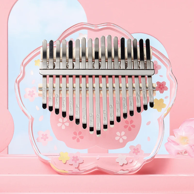 Kalimba Thumb Piano - Piano de pulgar de cristal Kalimba