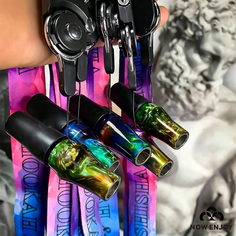 Trombone Mouthpiece - Boquillas de silicona para hookah/shisha, con