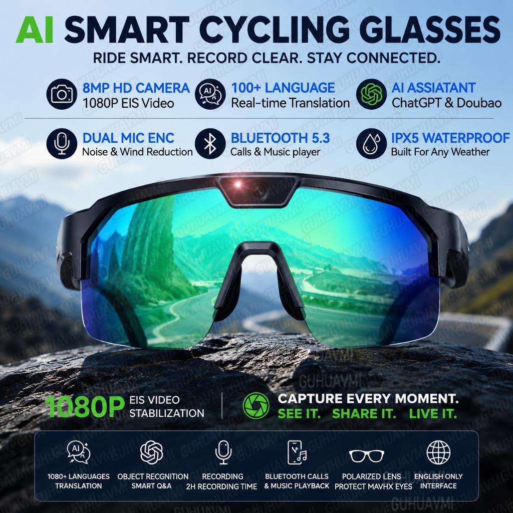 Audio Music Videos - Gafas Inteligentes 2026 Actualizadas con Cámara