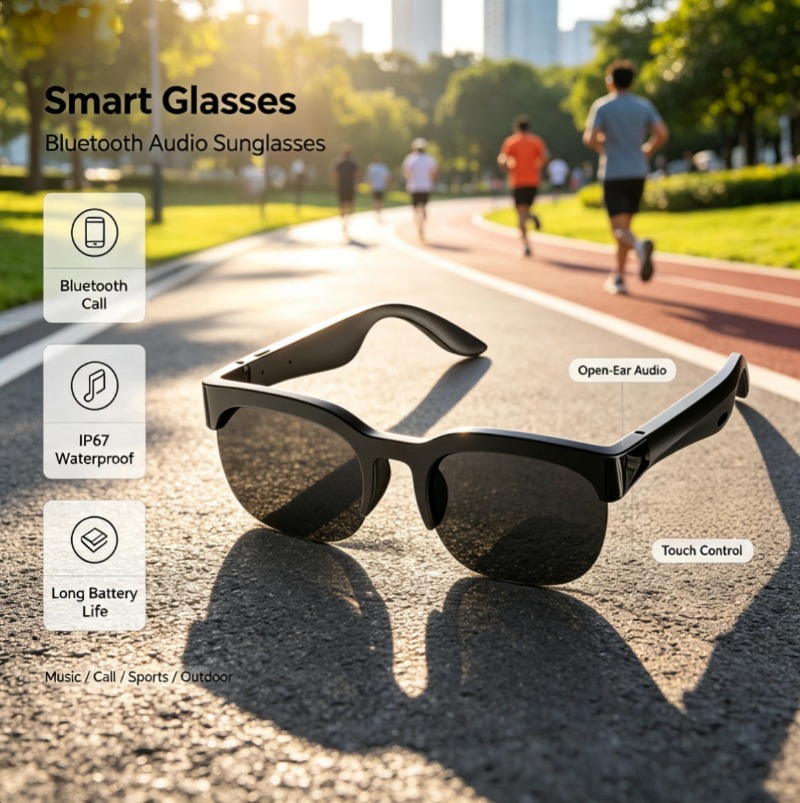 Audio Music Videos - Gafas Inteligentes con Audio Bluetooth, Audio