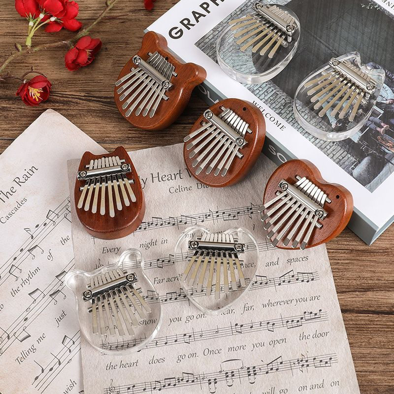 Kalimba Thumb Piano - 5*7cm 8Key Kalimba pulgar Piano regalos