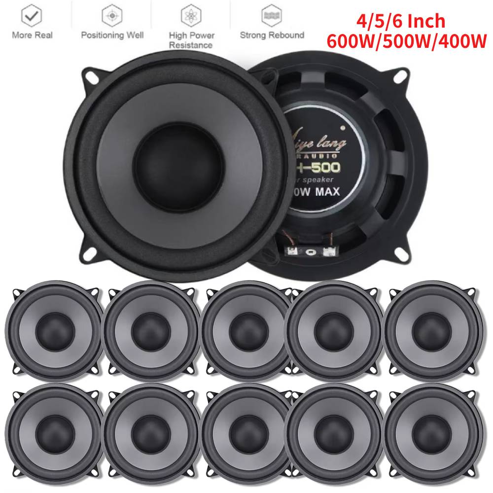 Audio Music Car - Altavoz estéreo Coaxial HiFi Universal para