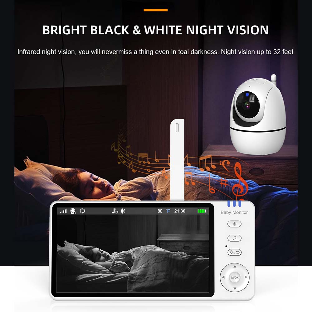 Monitor de vídeo para bebé de  - Audio Music Videos reseña y precio