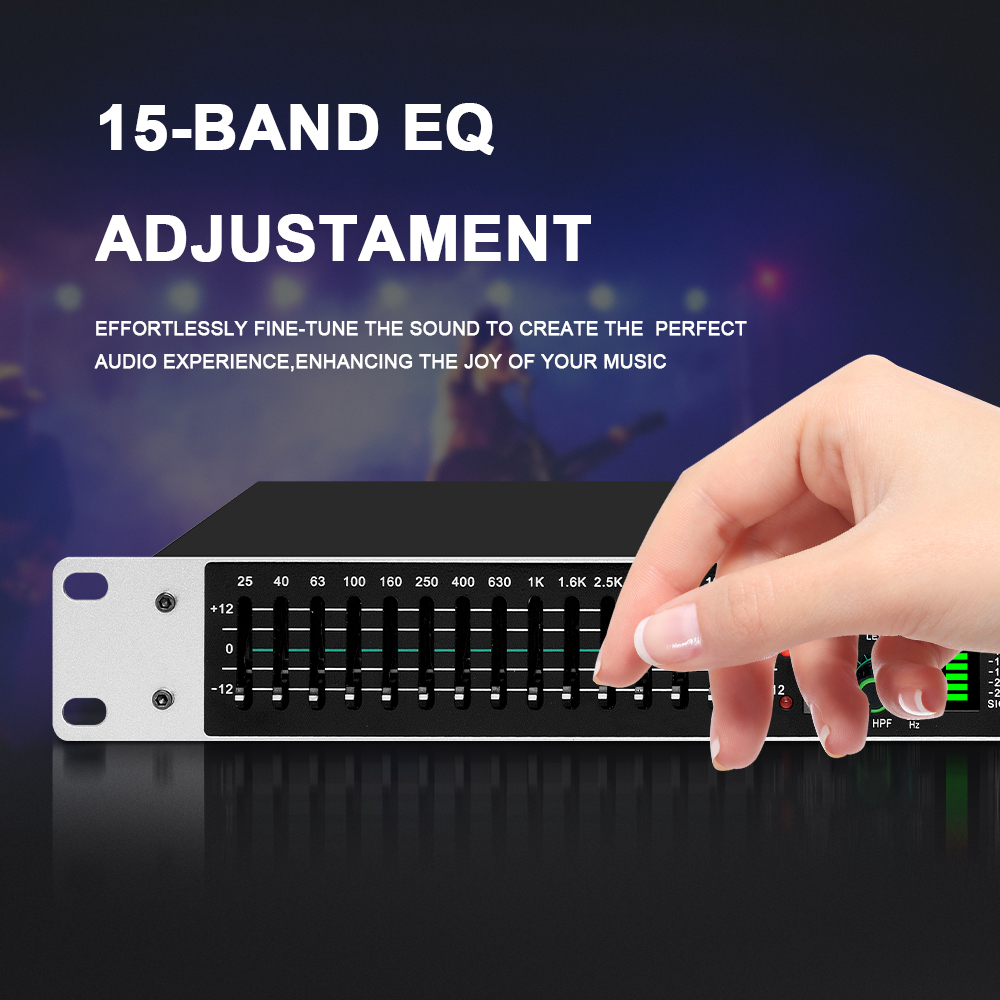 Ecualizador Gráfico Dual de 15 - Audio Music Maker reseña y precio