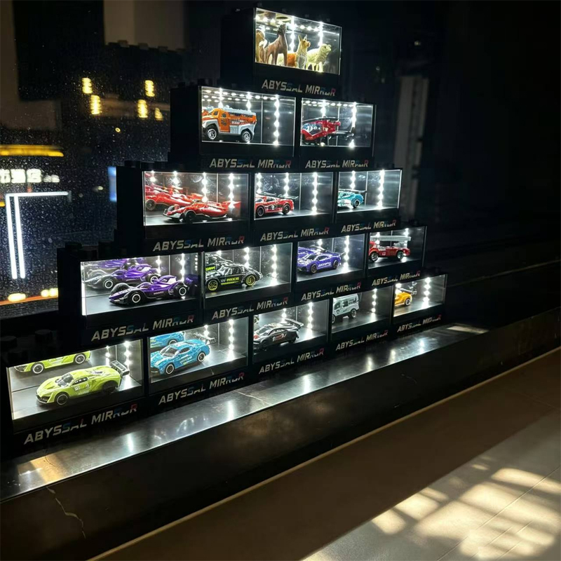 Caja de exhibición para modelo - Audio Music Car reseña y precio
