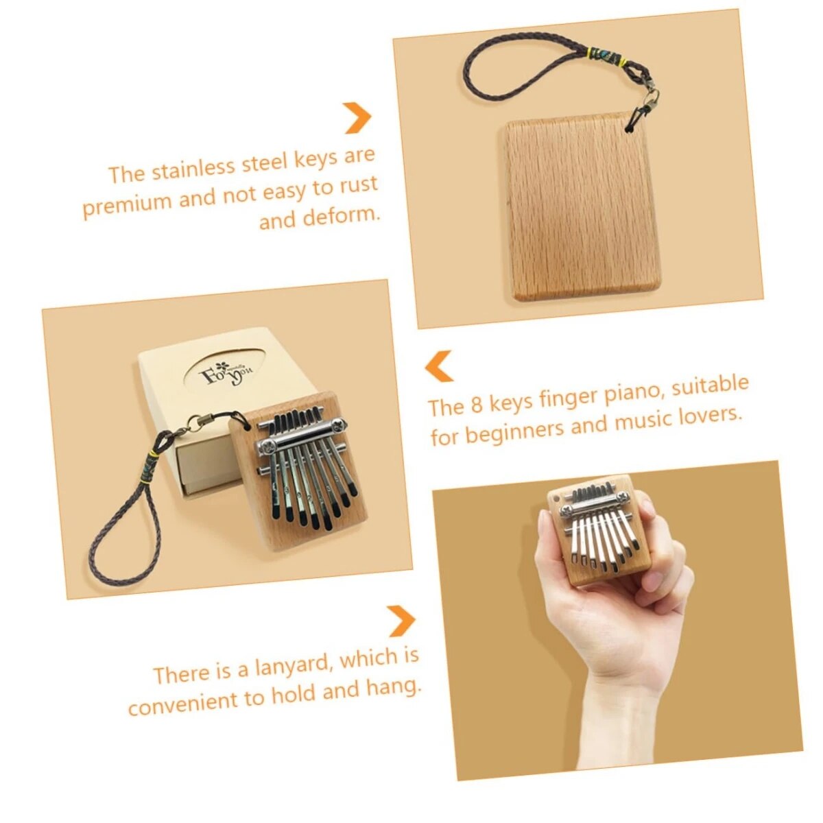 Miwayer-Mini Kalimba, Piano de - Kalimba Thumb Piano reseña y precio