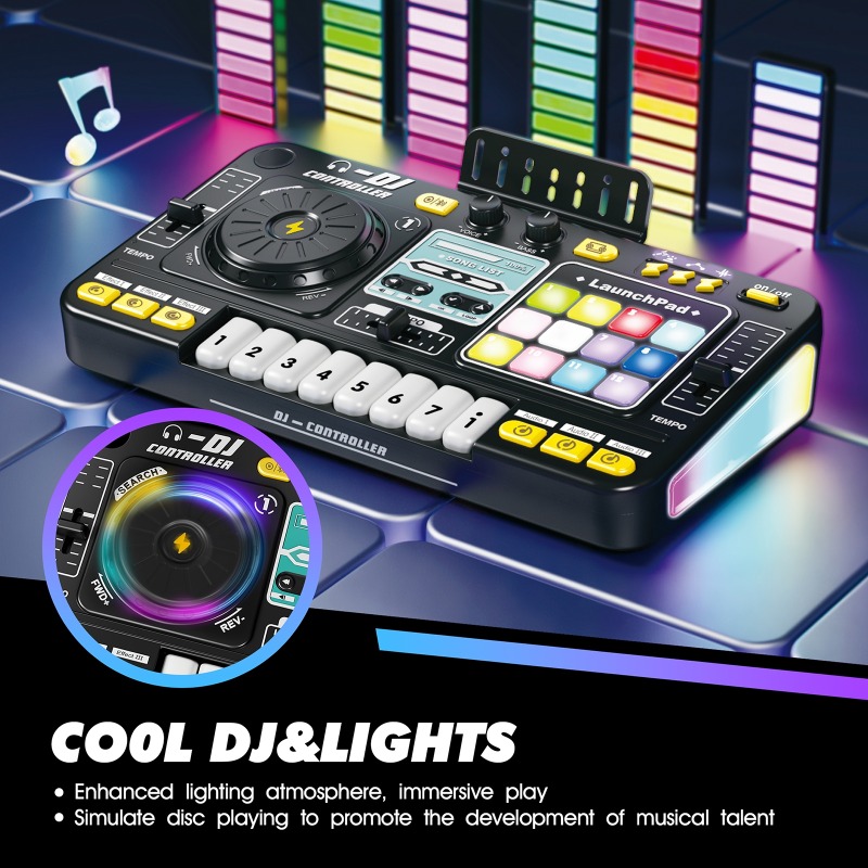 Mezclador de DJ multifuncional - Audio Music Maker reseña y precio