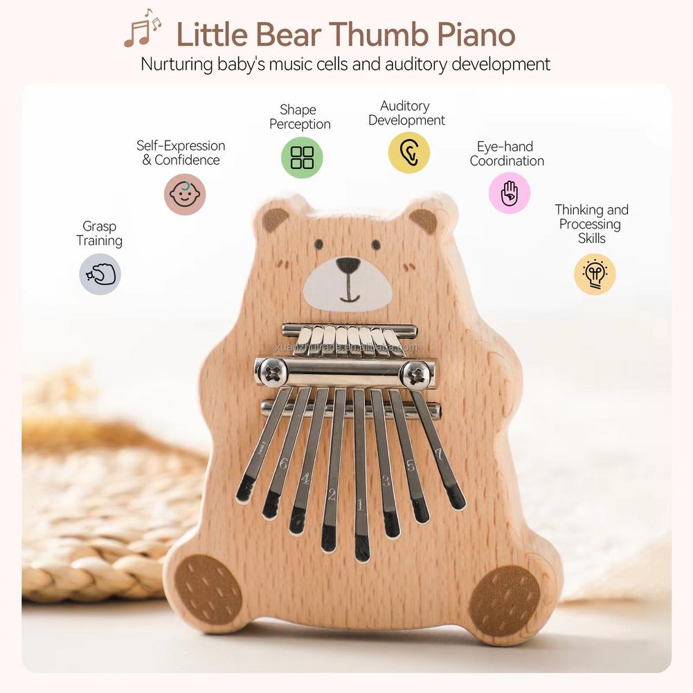 Mini Kalimba de 8 Teclas, Pian - Kalimba Thumb Piano reseña y precio