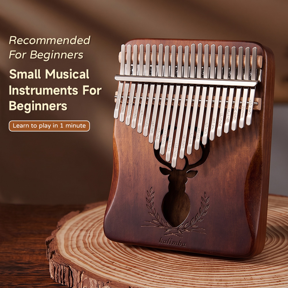 Kalimba de caoba de 21 teclas, - Kalimba Thumb Piano reseña y precio