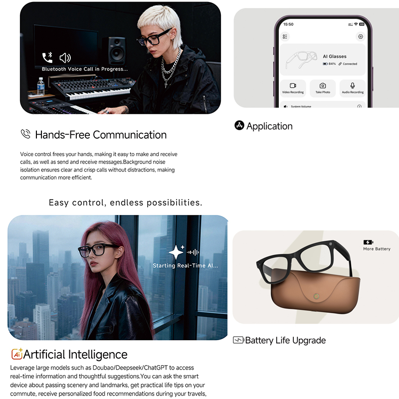 Gafas Inteligentes con IA 2026 - Audio Music Videos reseña y precio