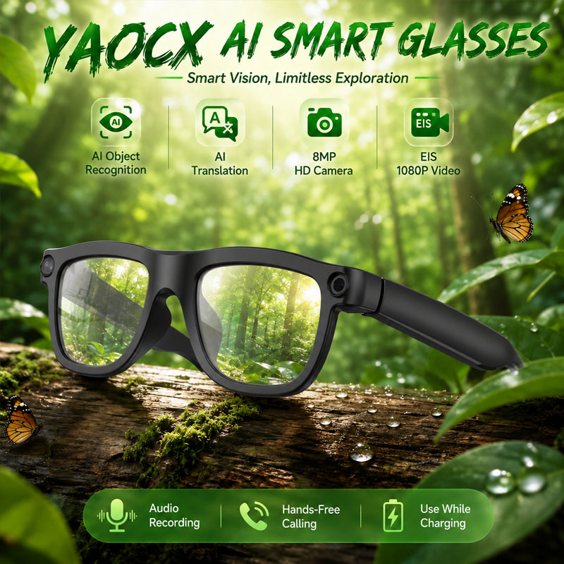 Gafas Inteligentes con IA, Tra - Audio Music Videos reseña y precio